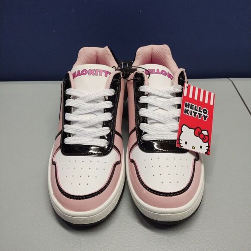 Hello Kitty Sneakers Shoes Womens Sz 7 Pink Comfort Manmade Lace Up WMHK24BB001 - Picture 13 of 15